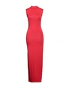 Mangano Woman Midi Dress Red Size 6 Cotton