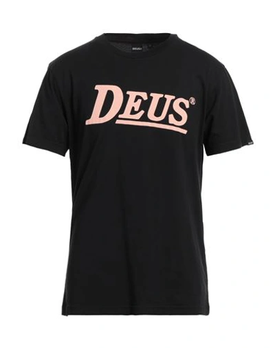 Deus Ex Machina Man T-shirt Black Size 3xl Organic Cotton