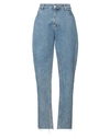 Maria Vittoria Paolillo Mvp Woman Denim Pants Blue Size 8 Cotton In Blue