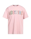 Moschino Man T-shirt Pink Size Xl Cotton
