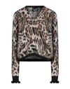 Boutique Moschino Woman Cardigan Beige Size 12 Acrylic, Polyamide, Mohair Wool, Virgin Wool, Elastan In Beige