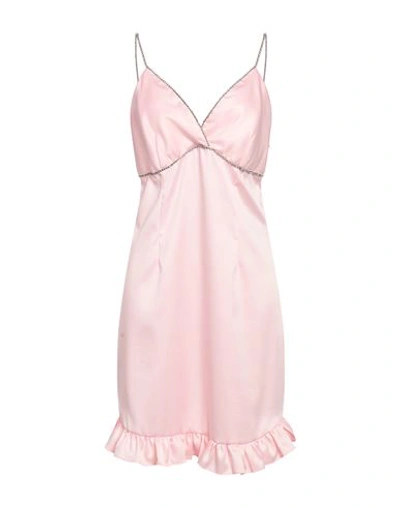 Aniye By Woman Short Dress Light Pink Size 10 Polyester, Elastane