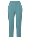 Nora Barth Woman Pants Deep Teal Size 4 Polyester, Acetate, Cotton In Green