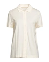 MAJESTIC MAJESTIC FILATURES WOMAN SHIRT CREAM SIZE 1 LYOCELL, COTTON