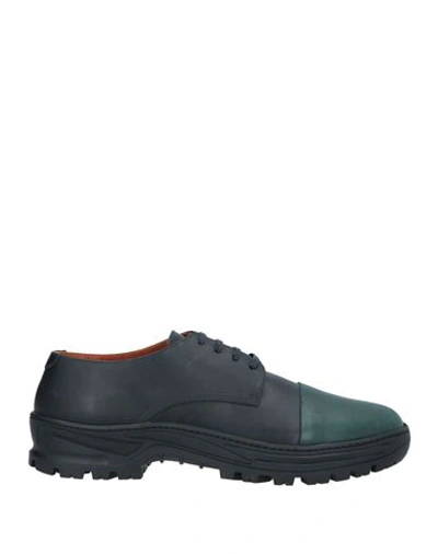 Missoni Man Lace-up Shoes Black Size 11 Soft Leather