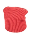 Aragona Woman Hat Red Size Onesize Cashmere