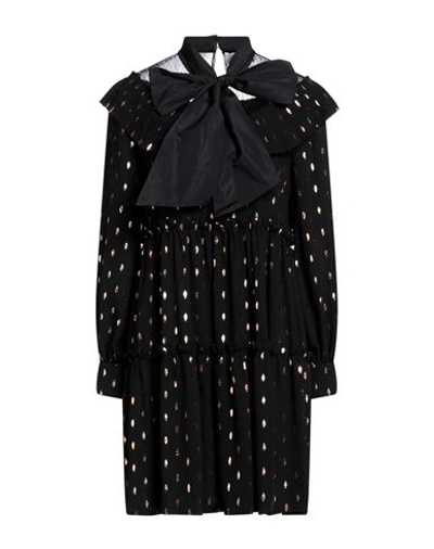 Frase Francesca Severi Woman Short Dress Black Size 6 Polyester