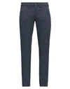 40weft Man Pants Midnight Blue Size 30 Cotton, Elastane In Navy Blue