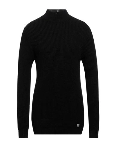 Bl.11  Block Eleven Bl.11 Block Eleven Man Turtleneck Black Size Xl Acrylic, Wool, Alpaca Wool, Viscose