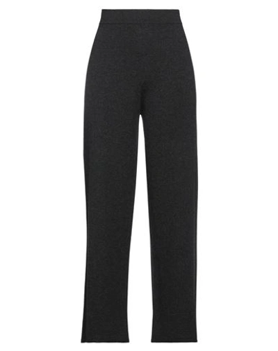 Gentryportofino Woman Pants Steel Grey Size 6 Virgin Wool, Cashmere