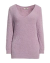 Fracomina Woman Sweater Lilac Size S Polyamide In Purple