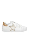 Nira Rubens Man Sneakers White Size 9 Soft Leather In White
