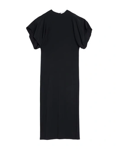 Erika Cavallini Woman Maxi Dress Black Size 4 Viscose, Acetate