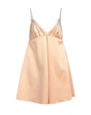 Aniye By Woman Mini Dress Sand Size 8 Polyester, Elastane In Beige