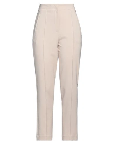 Alma Sanchez Woman Pants Light Grey Size 8 Polyester, Elastane