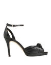 Marian Woman Pumps Black Size 11 Soft Leather In Black