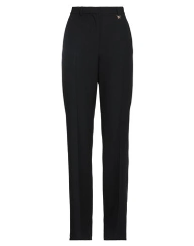 Versace Woman Pants Black Size 2 Acetate, Viscose