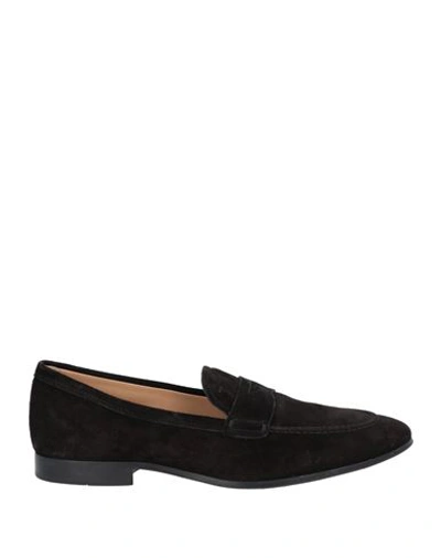 Tod's Man Loafers Black Size 8.5 Leather