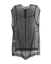 Rick Owens Man Shirt Black Size 38 Polyester, Acrylic
