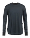 Numero 00 Man T-shirt Midnight Blue Size L Polyester, Elastane, Cotton