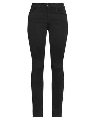 She Wise Woman Pants Black Size 4 Cotton, Lyocell, Elastane In Black