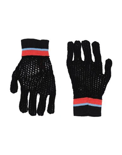 Missoni Woman Gloves Black Size Onesize Rayon