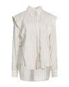 Isabel Marant Woman Shirt Ivory Size 6 Silk, Cupro In White