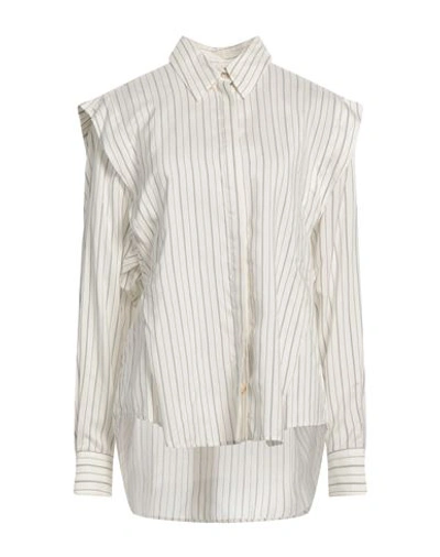 Isabel Marant Woman Shirt Ivory Size 8 Silk, Cupro In White