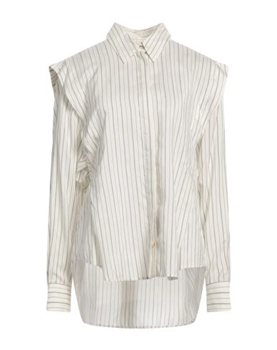 Isabel Marant Woman Shirt Ivory Size 6 Silk, Cupro In White