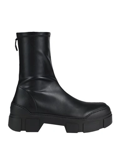 Vic Matie Vic Matiē Woman Ankle Boots Black Size 8 Textile Fibers