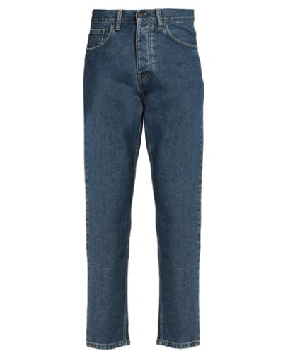 Carhartt Man Denim Pants Blue Size 33w-32l Organic Cotton