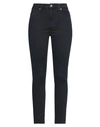 Take-two Woman Jeans Midnight Blue Size 27 Cotton, Elastane