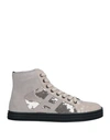Shop Hogan Rebel Woman Sneakers Beige Size 6.5 Soft Leather