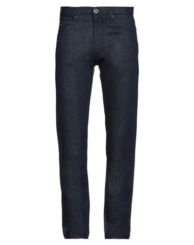 Emporio Armani Man Denim Pants Blue Size 34w-32l Cotton