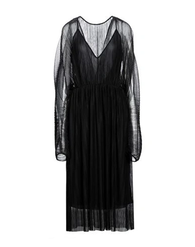Liviana Conti Woman Long Dress Black Size 10 Polyester