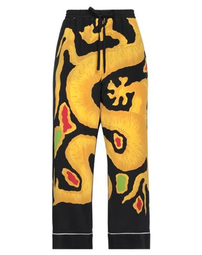 Valentino Garavani Woman Pants Ocher Size 6 Silk In Yellow