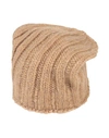Aragona Woman Hat Beige Size Onesize Baby Alpaca Wool, Merino Wool, Polyamide In Beige
