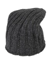 Aragona Woman Hat Steel Grey Size Onesize Baby Alpaca Wool, Merino Wool, Polyamide