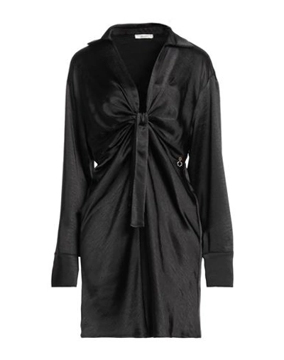 Relish Woman Short Dress Black Size M Polyester