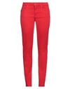 Zadig & Voltaire Woman Pants Red Size 29 Cotton, Elastane In Red