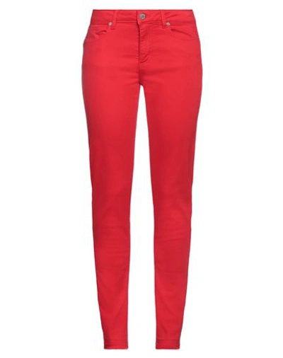 Zadig & Voltaire Woman Pants Red Size 29 Cotton, Elastane