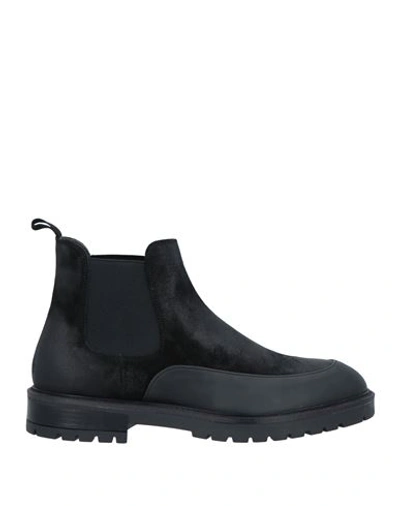 Fedeni Man Ankle Boots Black Size 8 Soft Leather