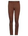 Markup Man Pants Brown Size 36 Viscose, Nylon, Elastic Fibres
