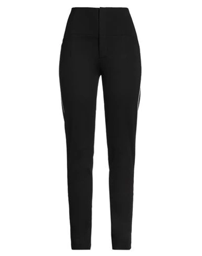 Ice Play Woman Pants Black Size 8 Viscose, Polyester, Elastane