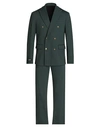 Berna Man Suit Dark Green Size 42 Viscose, Polyamide, Elastane