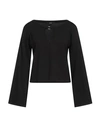 Carla G. Woman Sweater Black Size 8 Viscose, Polyester, Polyamide