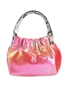 I Oe F Woman Handbag Fuchsia Size - Soft Leather, Cotton In Pink