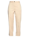 Nine In The Morning Woman Pants Beige Size 28 Cotton, Elastane