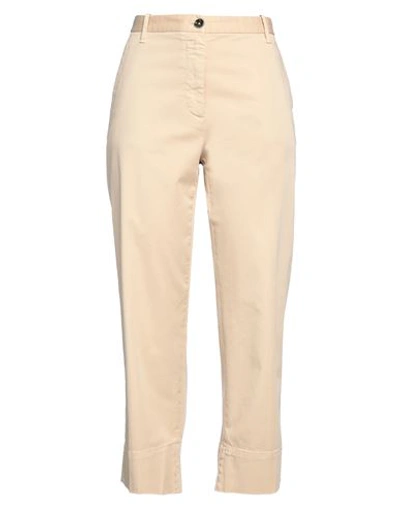 Nine In The Morning Woman Pants Beige Size 28 Cotton, Elastane In Beige