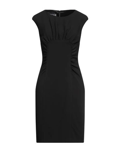 Boutique Moschino Woman Mini Dress Black Size 6 Acetate, Viscose